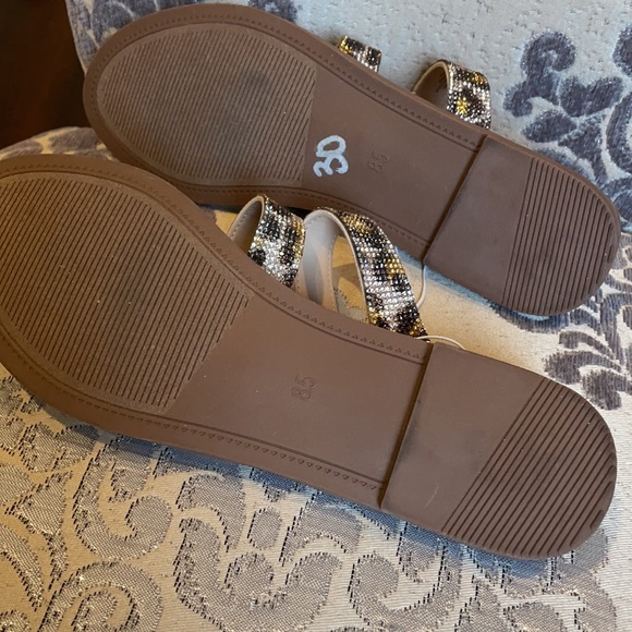 SOLD🆕STEVE MADDEN Bling leopard slides Sz8.5 - Picture 3 of 5